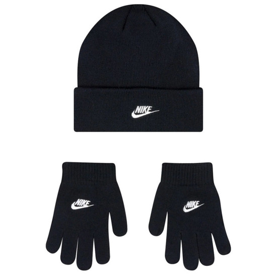 Nike Παιδικό σετ σκουφάκι & γάντια Futura Beanie/Gloves Set Nike Παιδικό σετ σκουφάκι & γάντια Futura Beanie/Gloves Set